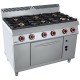 COCINA 6 FUEGOS CON HORNO – GAS. Serie 700 STILE Zinco