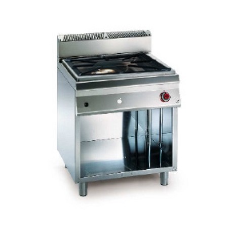 MUEBLE PAELLERO BAJO LIBRE – GAS. Serie 700 STILE Zinco