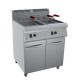 FREIDORA MUEBLE 13+13 o 17+17 LIT – GAS. Serie 700 STILE Zinco