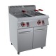 FREIDORA RAPIDA 17 + 17 LIT – GAS. Serie 700 STILE Zinco