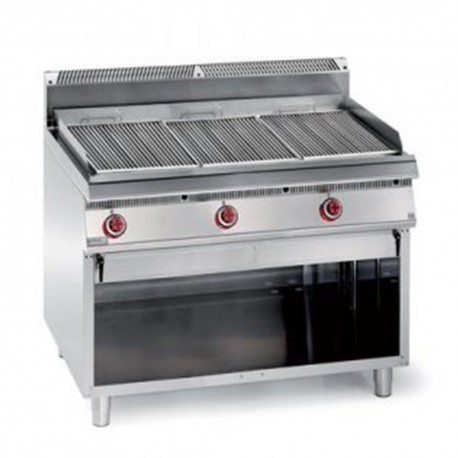 GRILL RADIANTE CON AGUA 120 – GAS. Serie 700 STILE Zinco