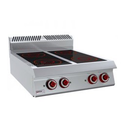 COCINA VITRO 4 PLACAS TOP – ELÉCTRICA. Serie 700 STILE Zinco