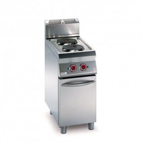 COCINA 2 PLACAS BAJO LIBRE – ELÉCTRICA. Serie 700 STILE Zinco