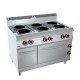 COCINA 6 PLACAS CON HORNO Y ARMARIO – ELÉCTRICA. Serie 700 STILE Zinco