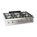 ENCIMERA 6 FUEGOS – GAS. Serie 900 ÚNICO POTENCIADAS Zinco