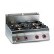 COCINA 4/6 FUEGOS TOP – GAS. Serie 980 STILE. Zinco