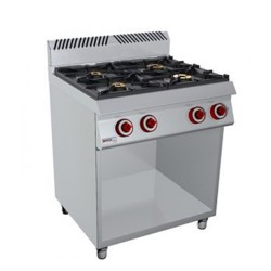COCINA 4 FUEGOS BAJO LIBRE – GAS. Serie 980 STILE. Zinco