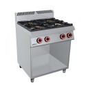 COCINA 4 FUEGOS BAJO LIBRE – GAS. Serie 980 STILE. Zinco