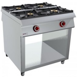 PASANTE 4 FUEGOS BAJO LIBRE – GAS. Serie 980 STILE. Zinco