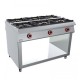 PASANTE 6 FUEGOS BAJO LIBRE – GAS. Serie 980 STILE. Zinco