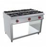 PASANTE 6 FUEGOS BAJO LIBRE – GAS. Serie 980 STILE. Zinco