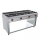 PASANTE 8 FUEGOS BAJO LIBRE – GAS. Serie 980 STILE. Zinco