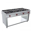 PASANTE 8 FUEGOS BAJO LIBRE – GAS. Serie 980 STILE. Zinco