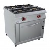 COCINA 4 FUEGOS CON HORNO – GAS. Serie 980 STILE. Zinco