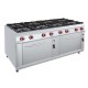 COCINA PASANTE 8 FUEGOS CON 2 HORNOS – GAS. Serie 980 STILE. Zinco