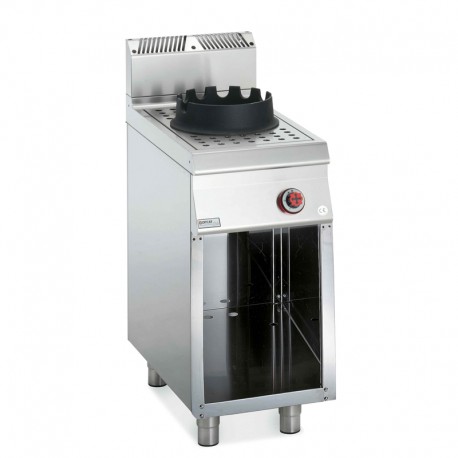 COCINA WOK BL – GAS. Serie 980 STILE. Zinco