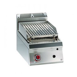 BARBACOA 40 PIEDRA LAVICA TOP – GAS. Serie 980 STILE. Zinco