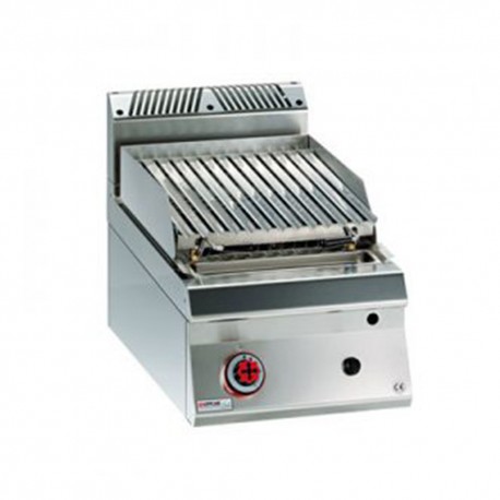 BARBACOA 40 PIEDRA LAVICA TOP – GAS. Serie 980 STILE. Zinco