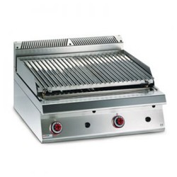 BARBACOA 80 PIEDRA LAVICA TOP – GAS. Serie 980 STILE. Zinco