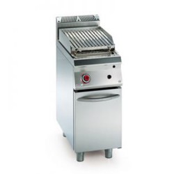 BARBACOA  40 PIEDRA LAVICA MUEBLE  – GAS. Serie 980 STILE. Zinco
