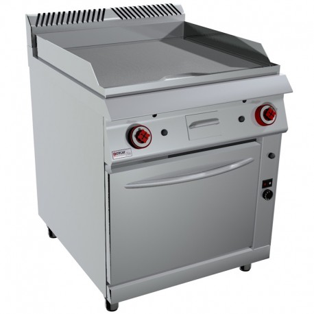 FRY 80 L/LR CON HORNO – GAS. Serie 980 STILE. Zinco