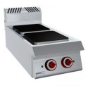 COCINA 2 PLACAS TOP – ELÉCTRICO. Serie 980 STILE. Zinco