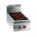 COCINA VITRO TOP 2 PLACAS – ELÉCTRICO. Serie 980 STILE. Zinco