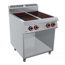 COCINA INDUCCION 4 BAJO LIBRE – ELÉCTRICO. Serie 980 STILE. Zinco
