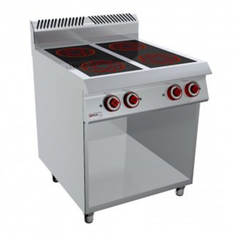 COCINA INDUCCION 4 BAJO LIBRE – ELÉCTRICO. Serie 980 STILE. Zinco