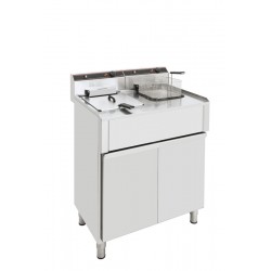 Freidora de mueble alto rendim eléctica. 10 y 10+10 L. Zinco