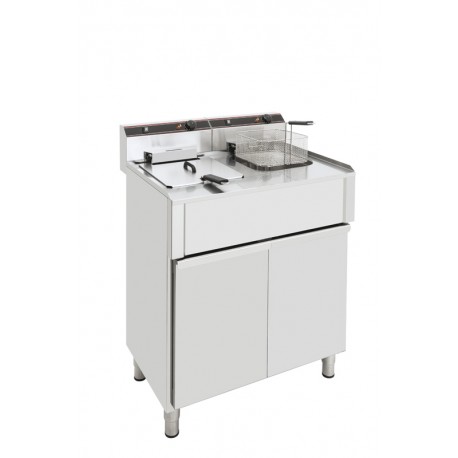 Freidora de mueble alto rendim eléctica. 10 y 10+10 L. Zinco