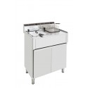 Freidora de mueble alto rendim eléctica. 10 y 10+10 L. Zinco
