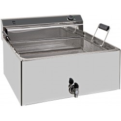 Freidora de banco con cesto de ancho especial eléctrica. 16 y 30 L. Zinco
