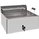 Freidora de banco con cesto de ancho especial eléctrica. 16 y 30 L. Zinco