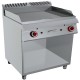FRY-TOP 40/80 L BAJO LIBRE - ELECTRICA. Serie Nabal gama 900. Zinco