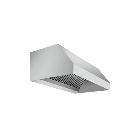 CAMPANA MURAL CON MOTOR 400ºC. PROFUNDIDAD 800 A 1000. KPM4. Zinco