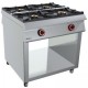 COCINA 4 FUEGOS - GAS. Serie 1100 CENTRAL. Zinco