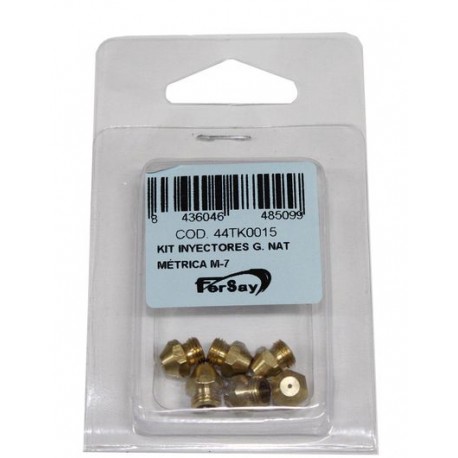 KIT INYECTORES GAS NATURAL METRICA M 7. FER44TK0015