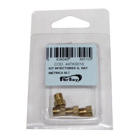 KIT INYECTORES GAS NATURAL METRICA M 7. FER44TK0016