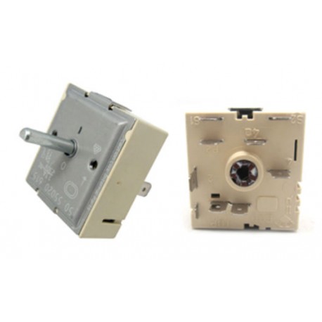 Selector de potencia vitrocerámica standard 2 circuitos giro izquierda