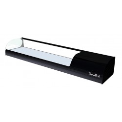 Vitrina Movilfrit ARGEN 6 BLANCO/NEGRO