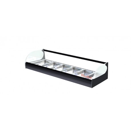 Vitrina Movilfrit TOP R8 PLACA FRIA NEGRO