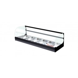 Vitrina Movilfrit TOP R4 2PISOS NEGRA