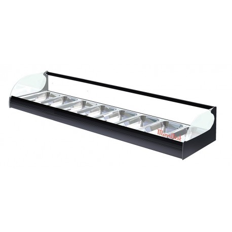Vitrina Movilfrit TOP 8 HOT NEGRO