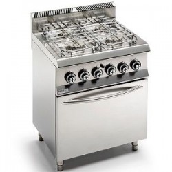Cocina a gas con Horno a gas Granita 6UCBG14FG