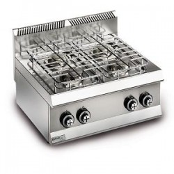 Cocina a gas Sobremesa Zinco 6UCBG04
