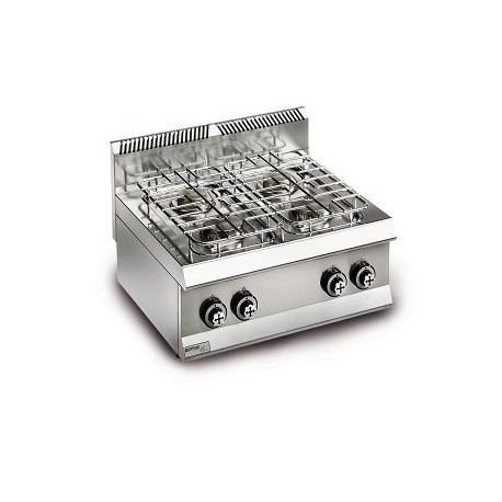 Cocina a gas Sobremesa Zinco 6UCBG04