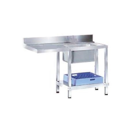 Mesa Prelavado 4 patas con Estante+Zona Libre. Nikrom