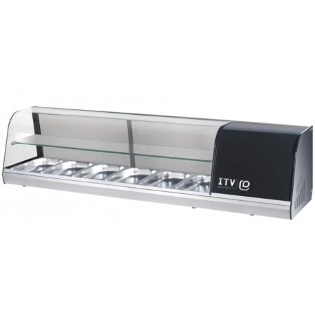 Vitrina refrigerada mostrador 145 2L 6P