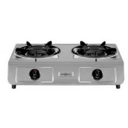 Hornillo a gas natural ciclon 2 quemadores Vitrokitchen 265IN